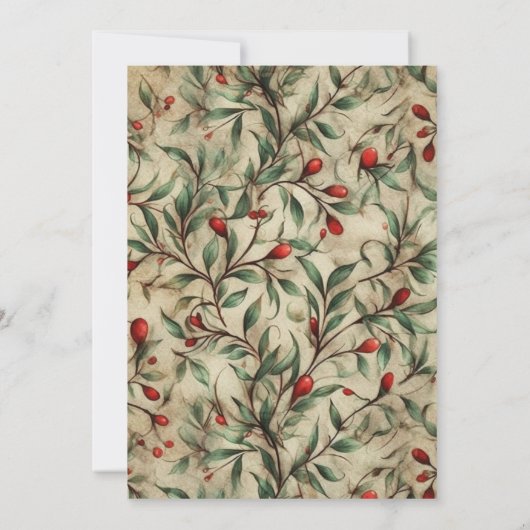  traditioneel kattenkerstfeest kaart (Achterkant)