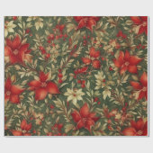 Traditioneel  kattenkerstpapier cadeaupapier (Vlak)