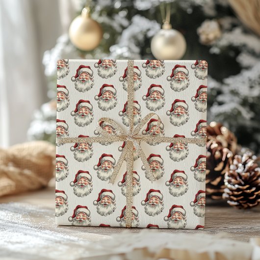 Traditioneel kattenkerstpapier cadeaupapier