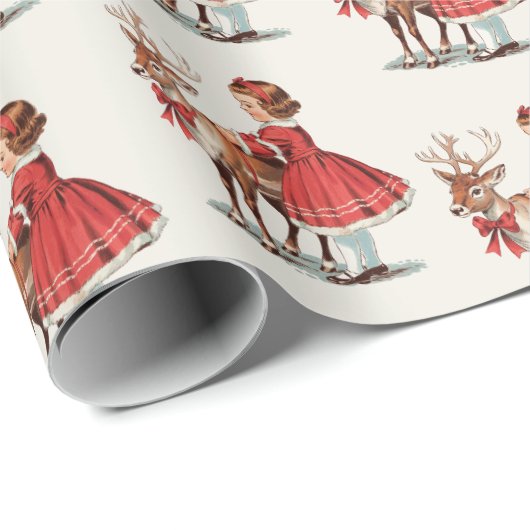 Traditioneel  kattenkerstpapier cadeaupapier (Rol Hoek)