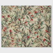 Traditioneel  kattenkerstpapier cadeaupapier (Vlak)