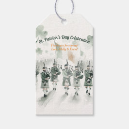 Traditioneel Keltisch Iers St. Patrick’s Day Party Cadeaulabel