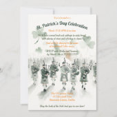 Traditioneel Keltisch Iers St. Patrick’s Day Party Kaart (Voorkant)