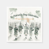 Traditioneel Keltisch Iers St. Patrick’s Day Party Servet (Voorkant)