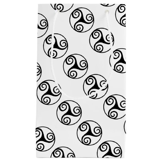 Traditioneel Keltisch Trisklasseontwerp Klein Cadeauzakje (Voorkant)