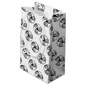 Traditioneel Keltisch Trisklasseontwerp Klein Cadeauzakje (Achterkant Gekanteld)