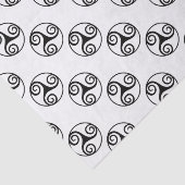 Traditioneel Keltisch Trisklasseontwerp Tissuepapier (Detail)