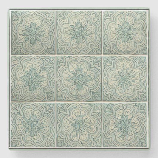 Traditioneel keramisch Adalusiaans artikel 1 Stenen Onderzetter (Voorkant)