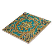 Traditioneel keramisch Adalusiaans artikel 3 Tegeltje (Zijkant)