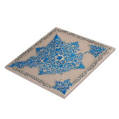 Traditioneel keramisch Adalusiaans artikel 9 Tegeltje (Zijkant)