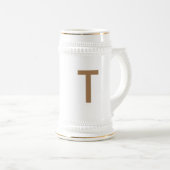 traditioneel keramisch bier stein bierpul (Voorkant rechts)