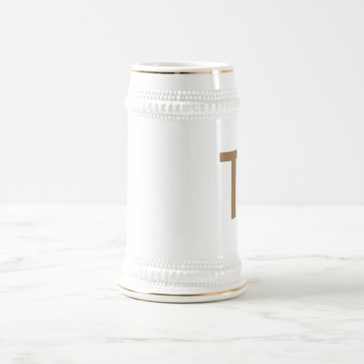 traditioneel keramisch bier stein bierpul (Center)