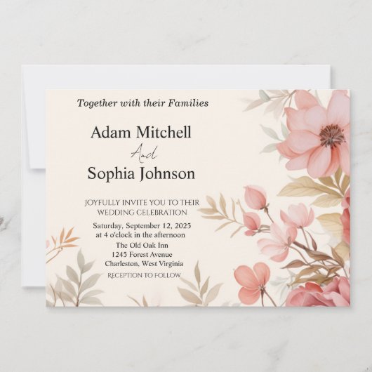 Traditioneel Kerk Thema Kaart (Voorkant)