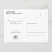 Traditioneel kerst- en nieuwjaarsfeest Briefkaart (Achterkant)