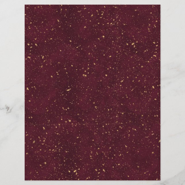 Traditioneel Kerst Scrapbook Papier (Voorkant)