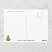 Traditioneel kerstboomBriefkaart Briefkaart (Achterkant)
