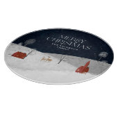 Traditioneel kerstcadeau voor Rustisch Winterdecor Snijplank (Hoek)