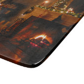 Traditioneel kerstglas snijplank (Hoek)