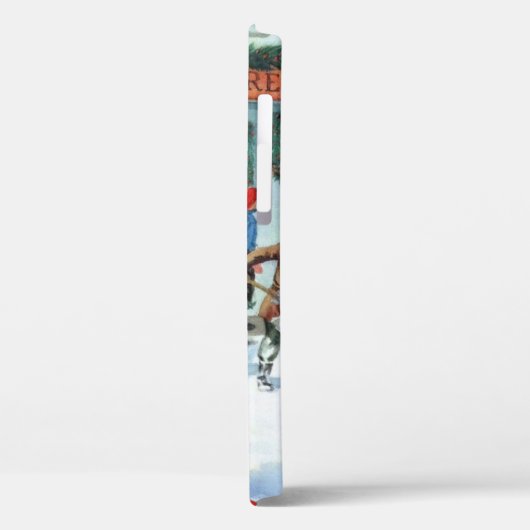 traditioneel kerstinkopen Case-Mate iPhone case (Achterkant / Links)