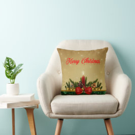 Traditioneel Kerstmis Loofwerk & Decoraties Kussen