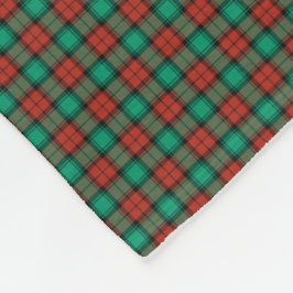Traditioneel kerstpatroon fleece deken
