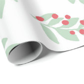 Traditioneel kerstpatroonpapier met mint cadeaupapier (Rol Hoek)