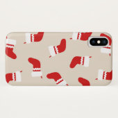 Traditioneel kerststookpatroon Case-Mate iPhone case (Achterkant (horizontaal))