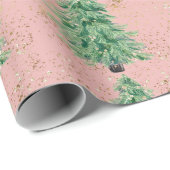 Traditioneel/klassiek kerstboompapier cadeaupapier (Rol Hoek)