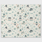 Traditioneel/klassiek kerstpapier cadeaupapier (Vlak)