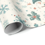 Traditioneel/klassiek kerstpapier cadeaupapier (Rol Hoek)