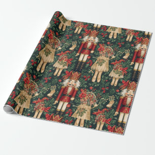 Traditioneel/klassiek kerstpapier cadeaupapier