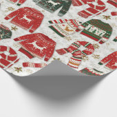 Traditioneel/klassiek kerstpapier cadeaupapier (Hoek)