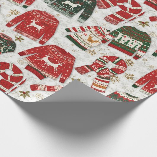 Traditioneel/klassiek kerstpapier cadeaupapier (Hoek)