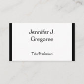 Traditioneel, Klassiek Visitekaartje (Voorkant)