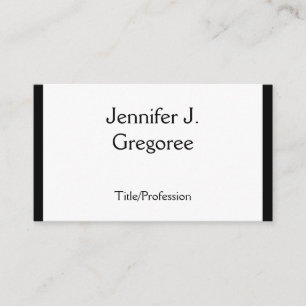 Traditioneel, Klassiek Visitekaartje