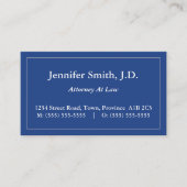 Traditioneel, Klassiek Visitekaartje (Voorkant)