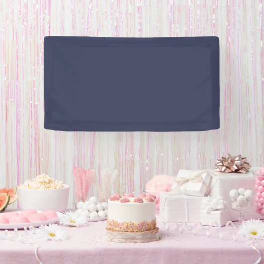 Traditioneel - Klassieke blauwe banner (Feest)