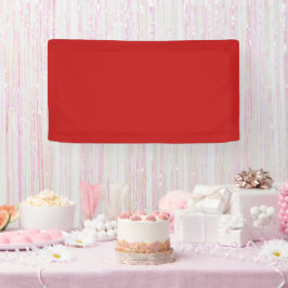 Traditioneel - Klassieke rode banner