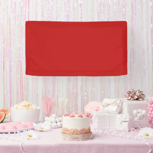 Traditioneel - Klassieke rode banner (Feest)