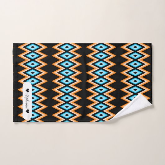 Traditioneel kleurrijk Peruviaans patroon Bad Handdoek (Handdoek)