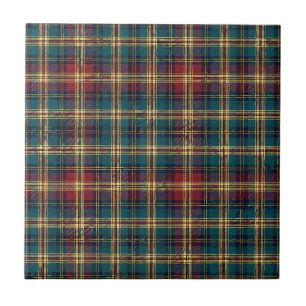 Traditioneel Koninklijk Schots Tartan Schotse Plai Tegeltje