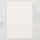 Traditioneel Koper Elegant Huwelijk Menu (Achterkant)
