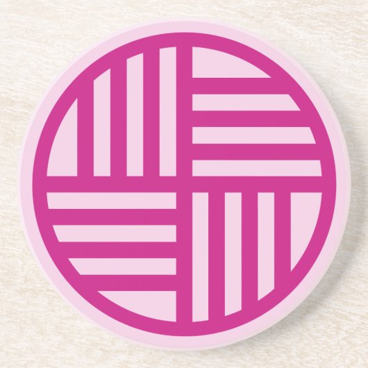 Traditioneel Koreaans cultuurpatroon Zandsteen Onderzetter (Voorkant)