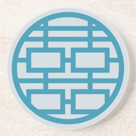 Traditioneel Koreaans cultuurpatroon Zandsteen Onderzetter (Voorkant)