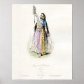 Traditioneel kostuum voor Indiase vrouw Poster (Voorkant)
