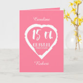 Traditioneel kristal ter gelegenheid van de 15e br kaart (Gele Bloem)