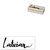 Traditioneel Lets geschreven Rubberstempel (Gestempeld)