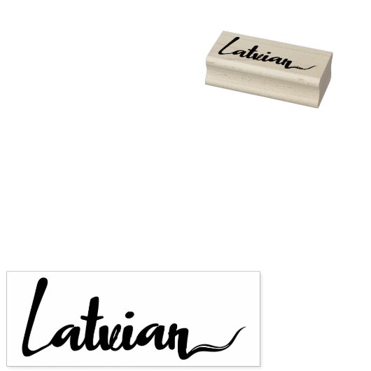 Traditioneel Lets geschreven Rubberstempel (Gestempeld)