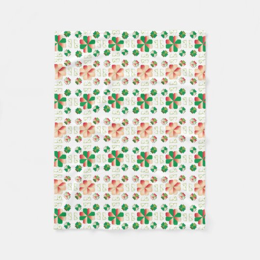 Traditioneel Lets ZON teken geometrisch patroon X Fleece Deken (Voorkant)
