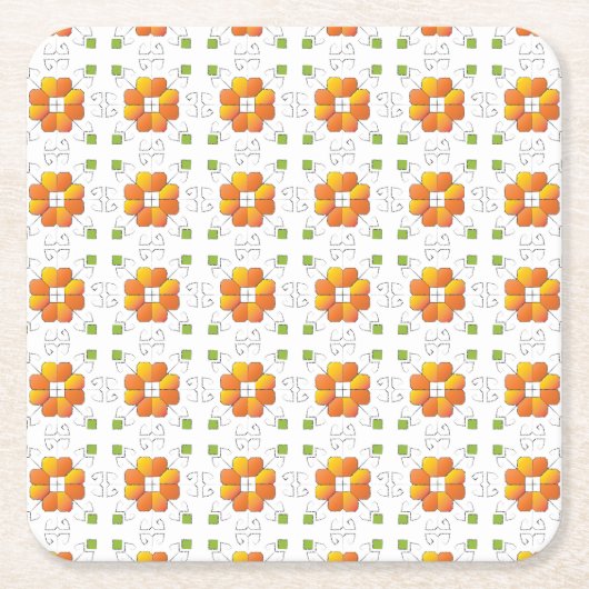 Traditioneel Lets ZUN-teken geometrisch ontwerp IX Kartonnen Onderzetters (Voorkant)